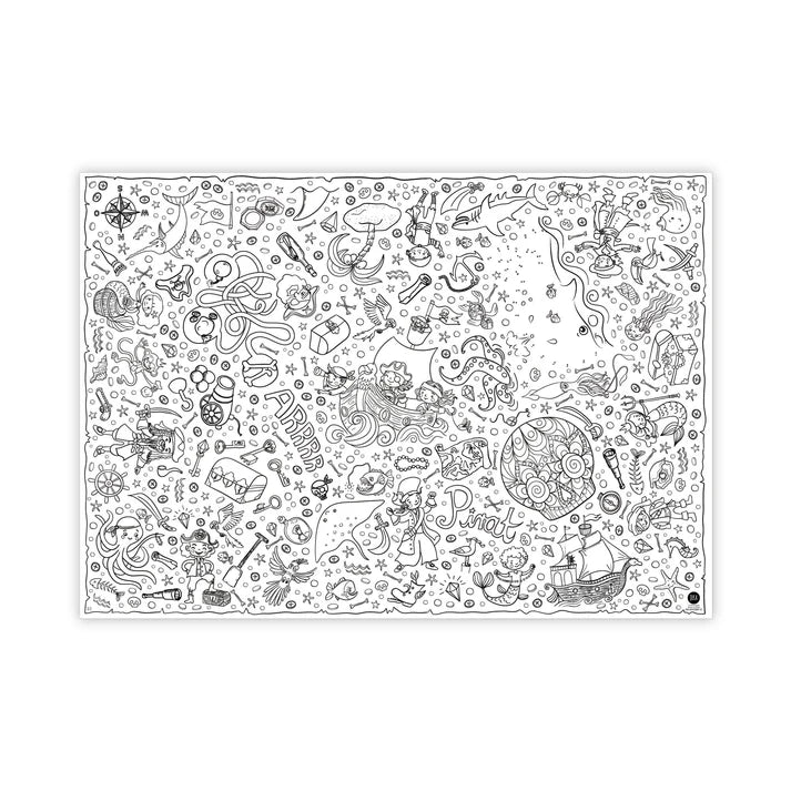 Jeka - Tafelkleurkleed Piraat