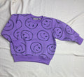 Sweater - Smiley paars